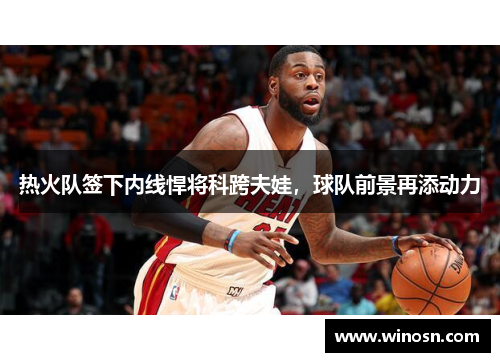 热火队签下内线悍将科跨夫娃，球队前景再添动力